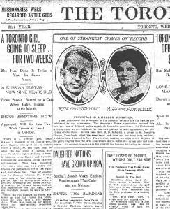 A Toronto Girl Going to Sleep... Sept. 17, 1913
