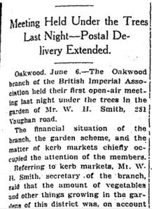 Oakwood B.I.A. Favors Kerb Market Project 1 Star June 6, 1914 p. 11